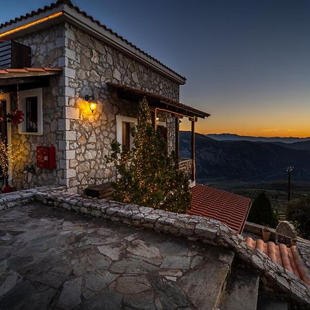Rock Dandy Deluxe Chalet In Arachova - Delphi, Sauna, Prv Parking, Amazing View Екстер'єр фото