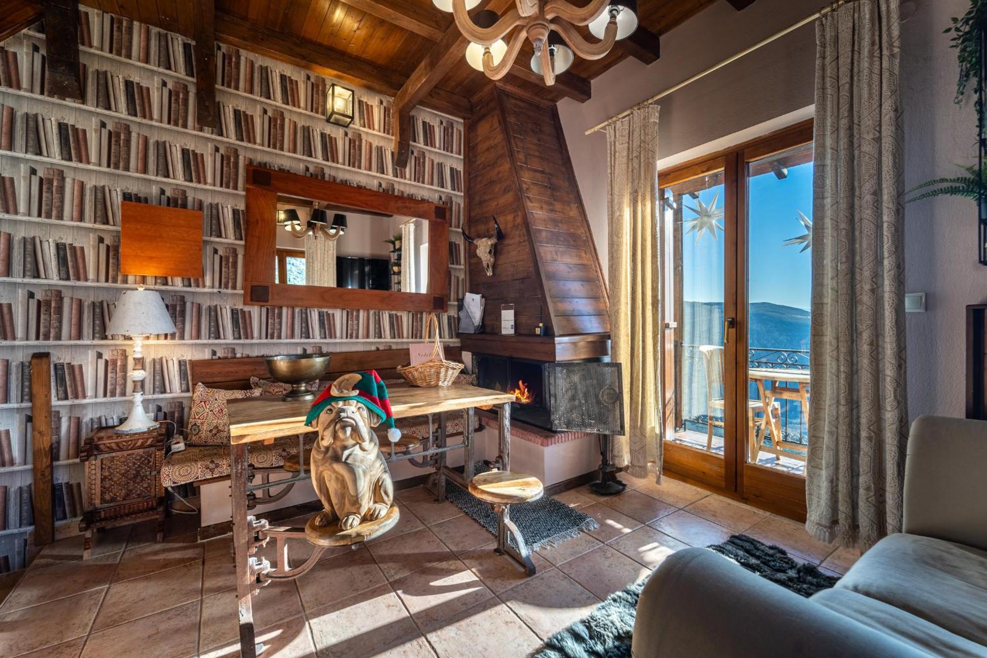 Rock Dandy Deluxe Chalet In Arachova - Delphi, Sauna, Prv Parking, Amazing View Екстер'єр фото